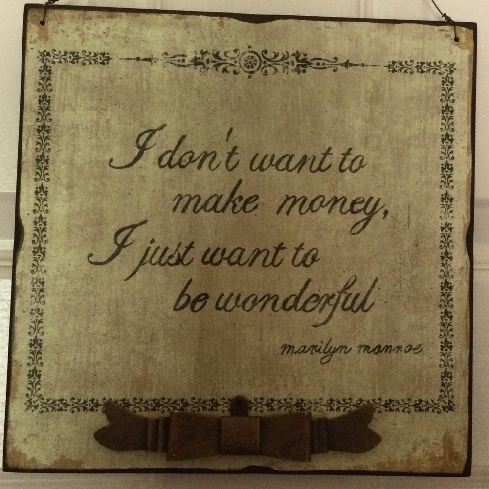 Metal sign